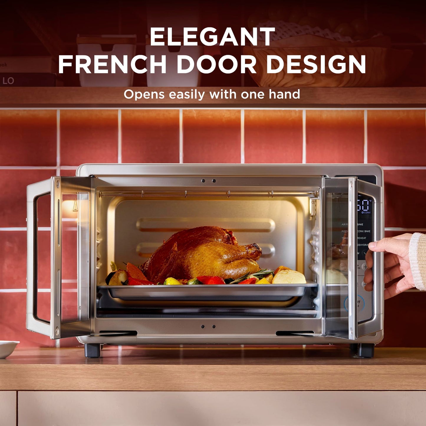 Air Fryer Toaster Oven with Versatile Combo Cooking