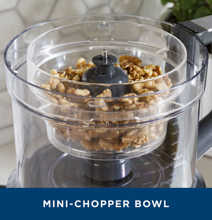 12-Cup Food Processor with 9 Stainless Steel Accessories