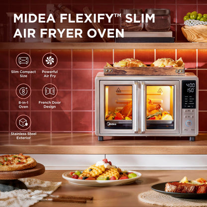 Air Fryer Toaster Oven with Versatile Combo Cooking