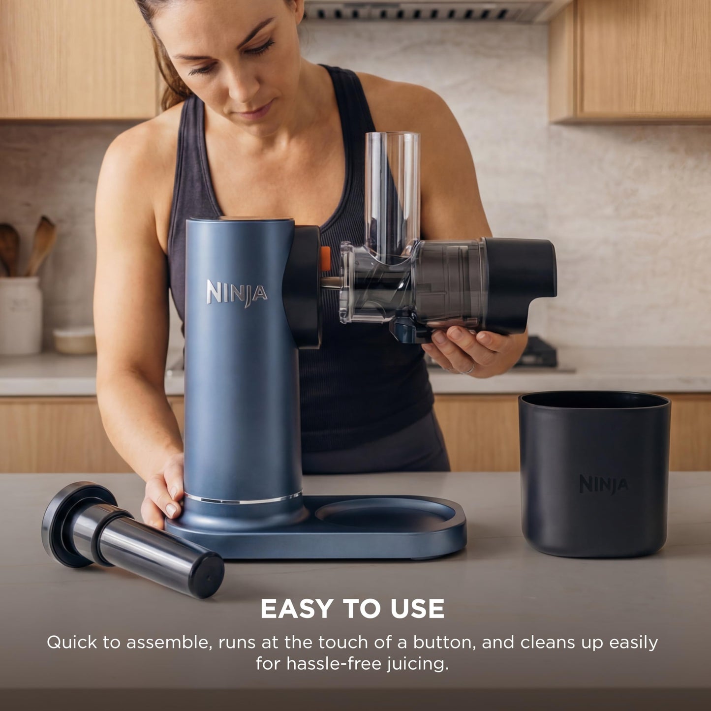 Cold Press Juicer with Adjustable Pulp Control