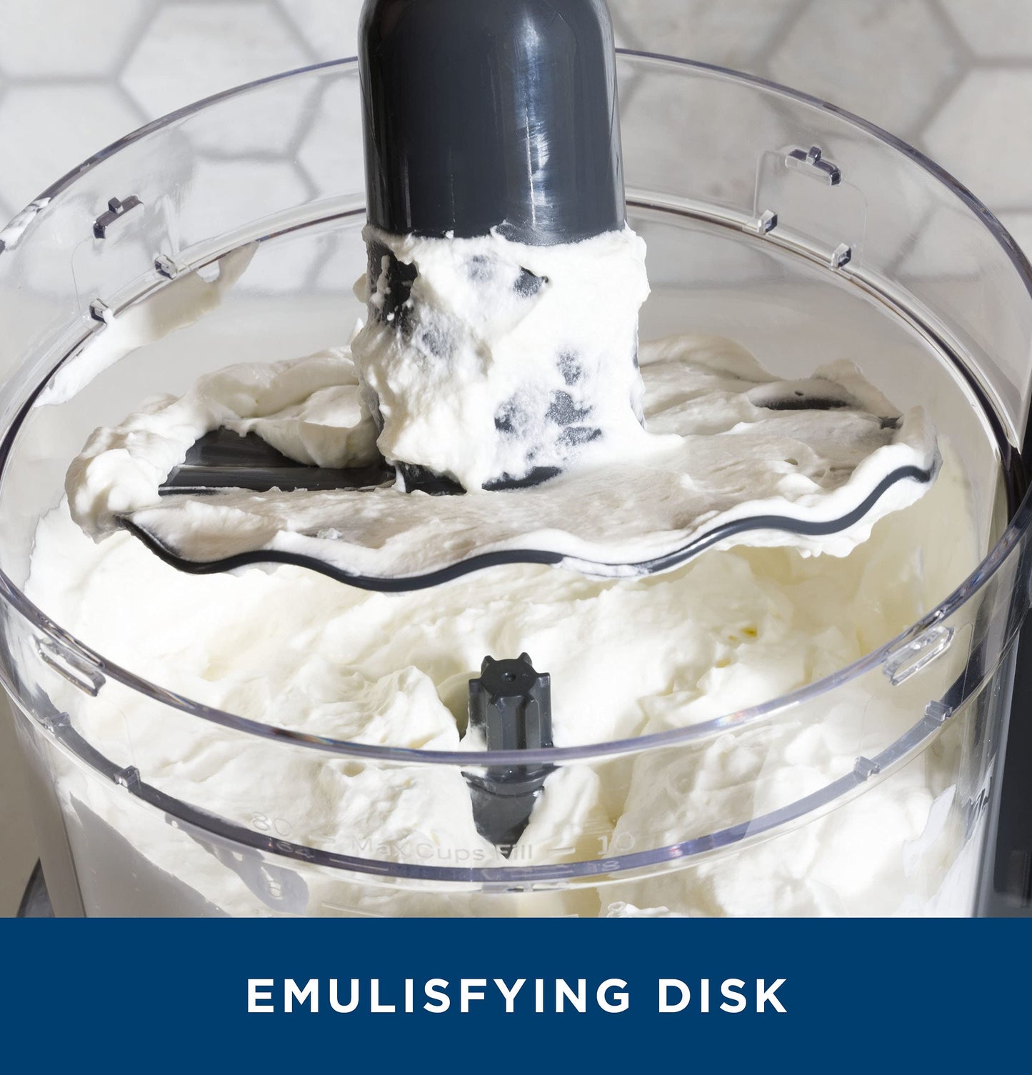 12-Cup Food Processor with 9 Stainless Steel Accessories