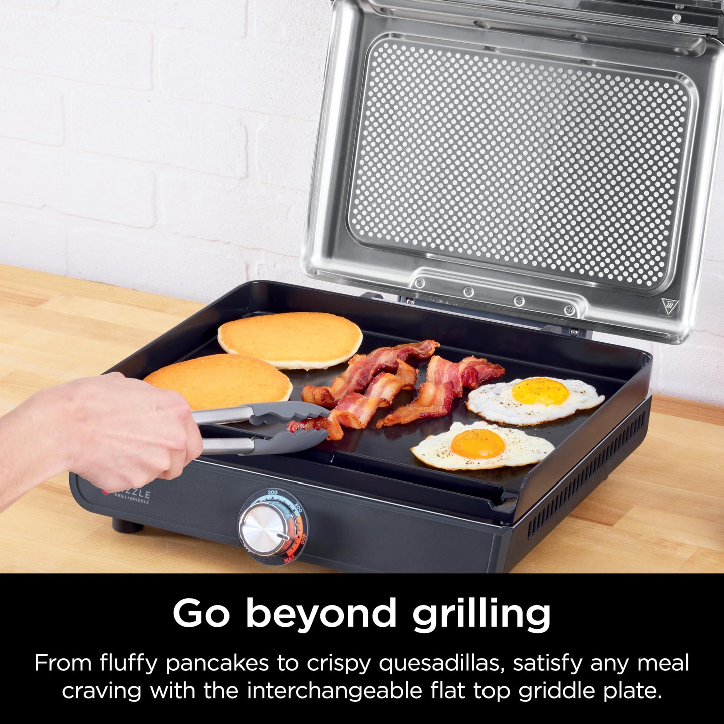 14-Inch Electric Griddle & Indoor Grill