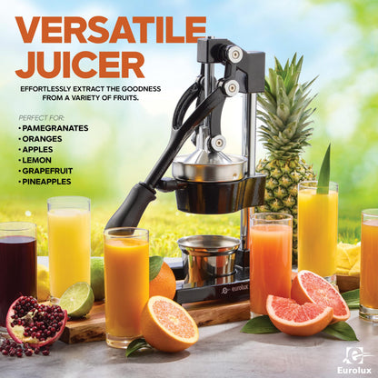 Cast Iron Citrus Juicer with Stainless Steel Cup