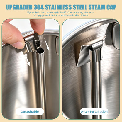 1.7L Electric Kettle with Stainless Steel Interior