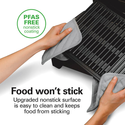 Indoor Searing Grill with Adjustable Temperature