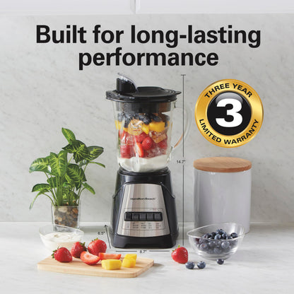 Power Elite Blender with Multi-Function Blending