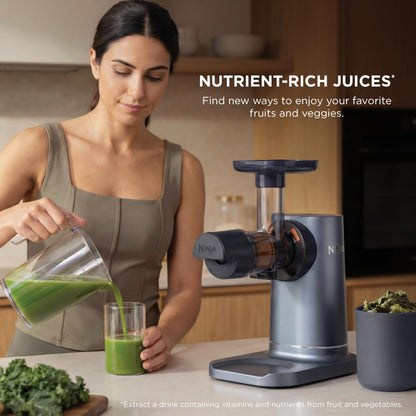 Cold Press Juicer with Adjustable Pulp Control