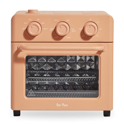 Compact Air Fryer Toaster Oven with Steam Infusion