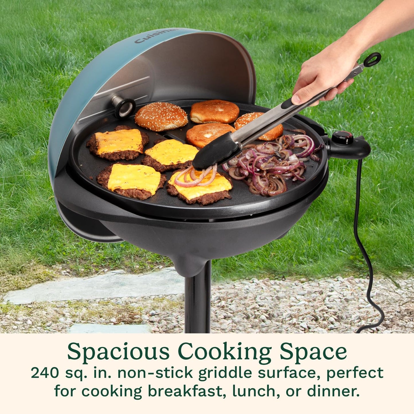 2-in-1 Indoor/Outdoor Electric Grill