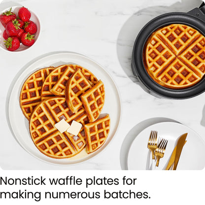 Waffle Maker with Adjustable Browning Control