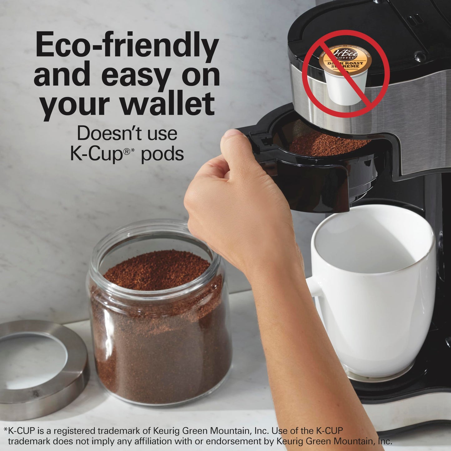 Dual-Brew Coffee Maker with 12-Cup Glass Carafe
