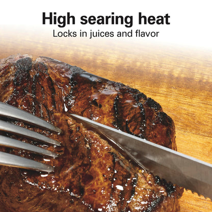 Indoor Searing Grill with Adjustable Temperature