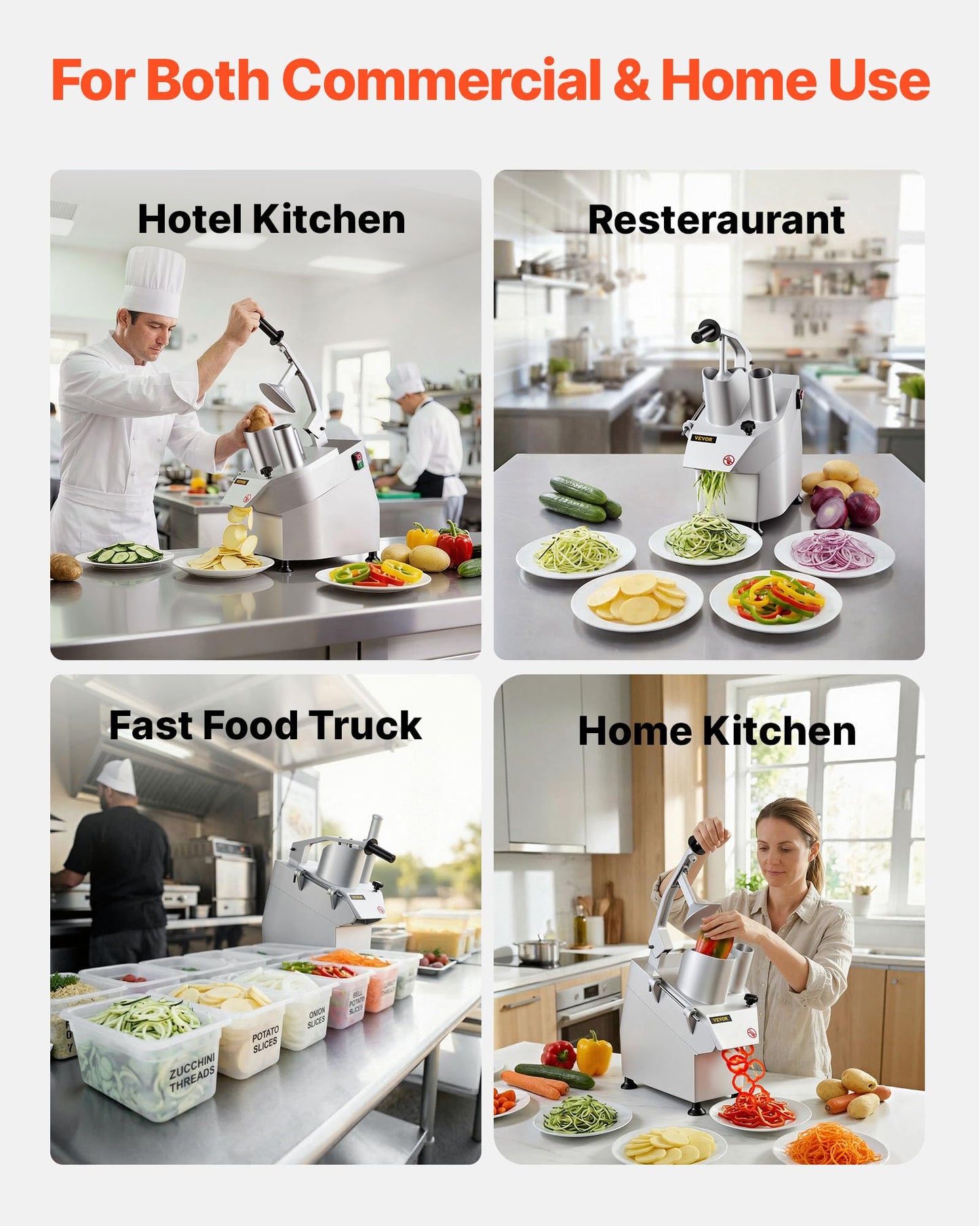 Food Processor with Multi-Function Prep Design