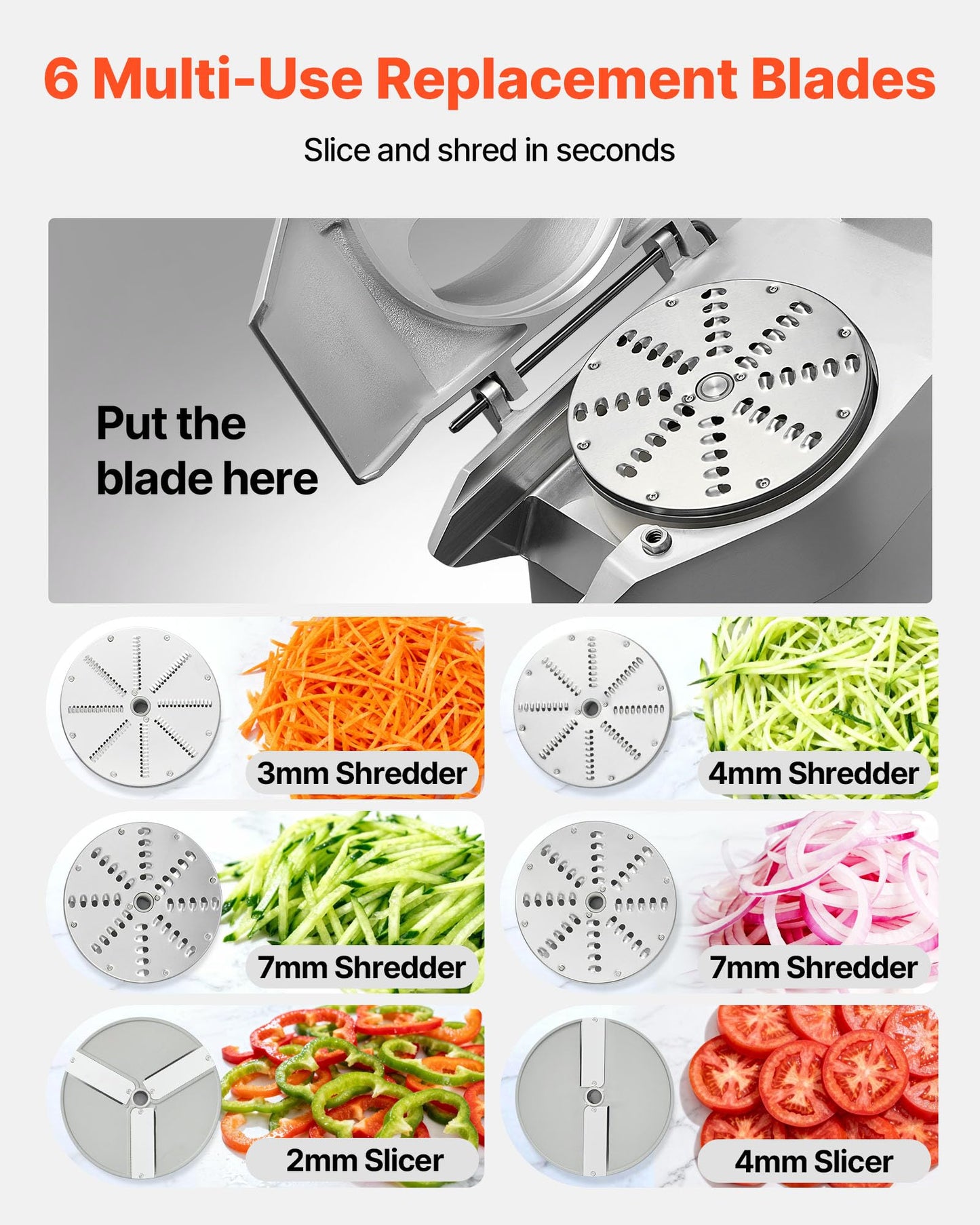 Food Processor with Multi-Function Prep Design