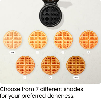 Waffle Maker with Adjustable Browning Control