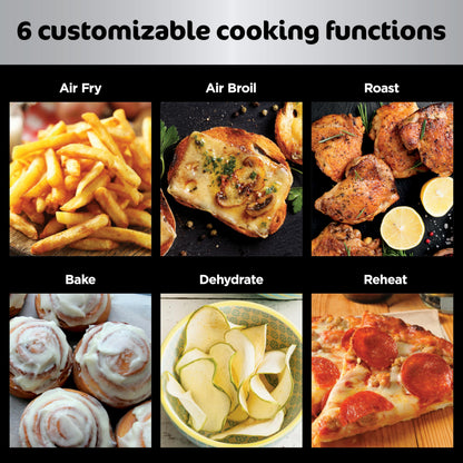 Dual-Zone Air Fryer with Smart Finish Cooking